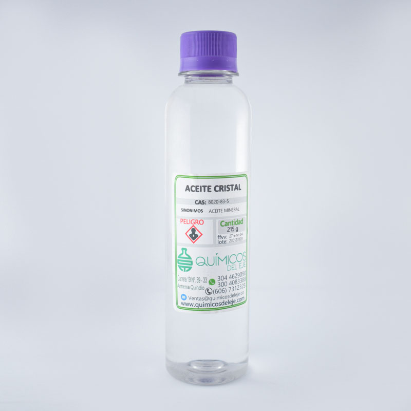 Aceite mineral Cristal - Venta de insumos veterinarios a nivel
